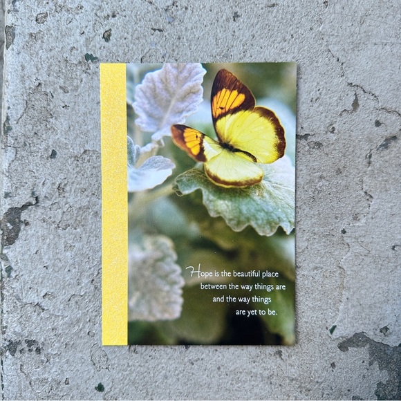 Butterfly of Hope Encouragement Card by Hallmark - Picture 8 of 10